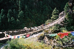 One of the many suspension Bridges