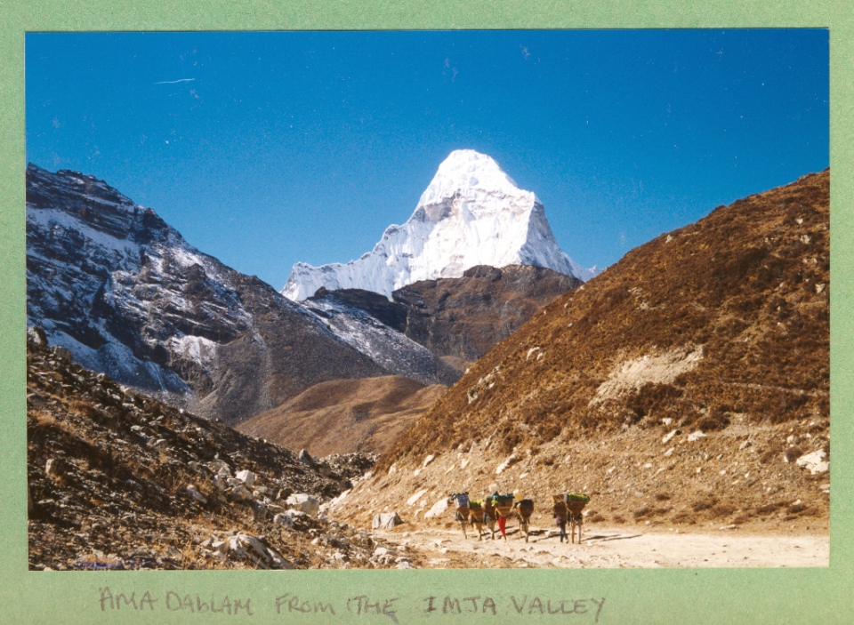 Ama Dablam from the Imja valley