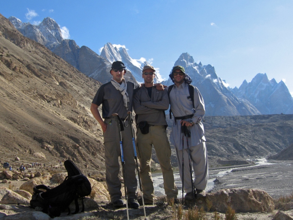 Matt, Paul and Jim on the trail to Urdokas