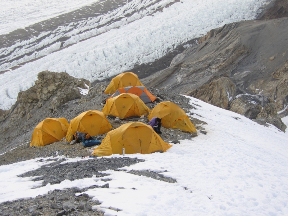 Broad Peak advanced base camp at about 5200m