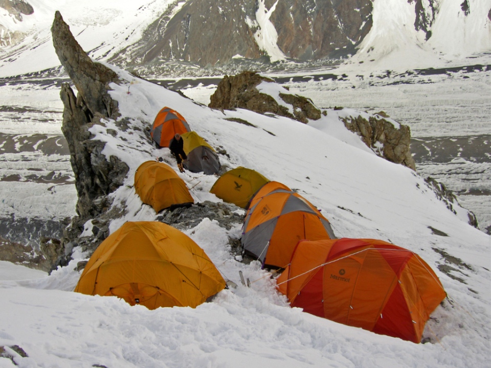 Camp 1 on Broad Peak at about 5600m