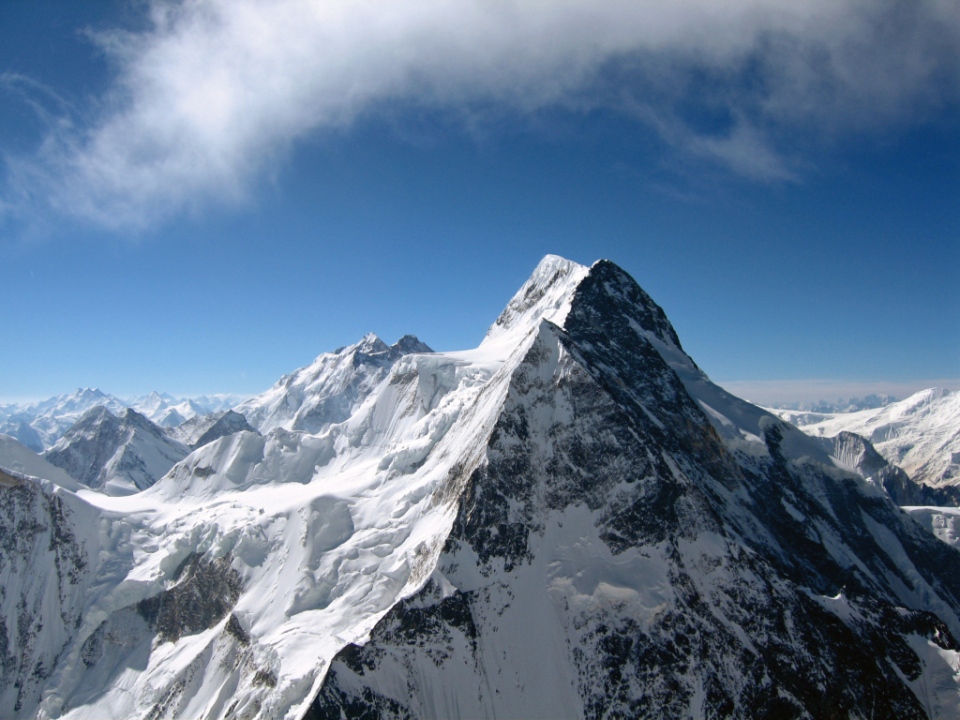Broad Peak from the slopes of K2