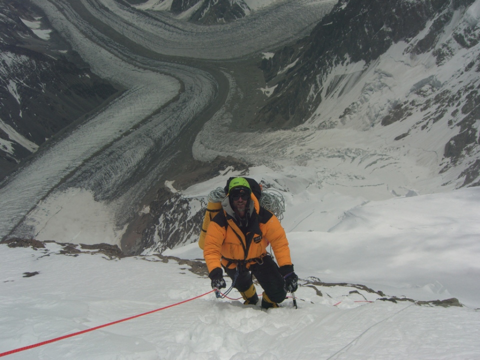 Heading for Camp 4 on K2