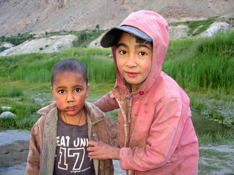 Kids at Hushe village
