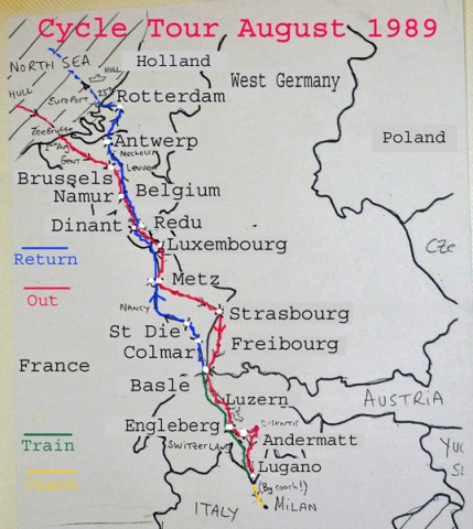 Cycle Tour 1989