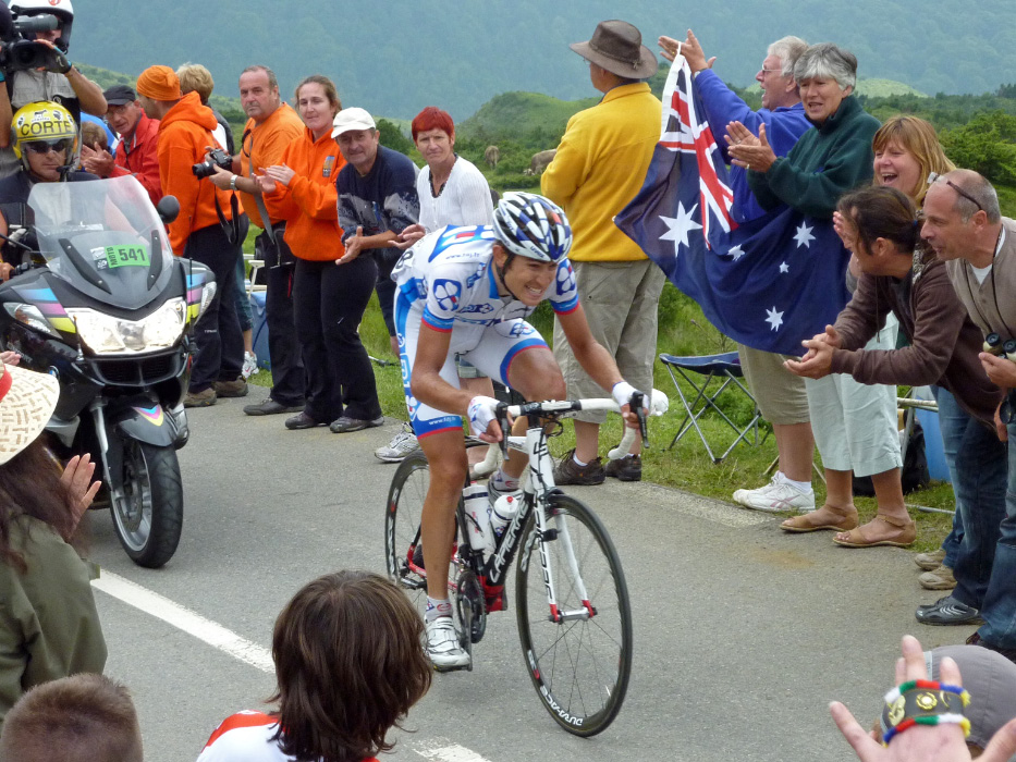 Jeremy Roy who was first over the top but came third on stage 13