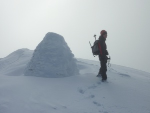 Sgurr Mor, the summit of Beinn Alligin, Feb 2010