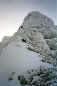 Tower Ridge, Ben Nevis, Feb 1999