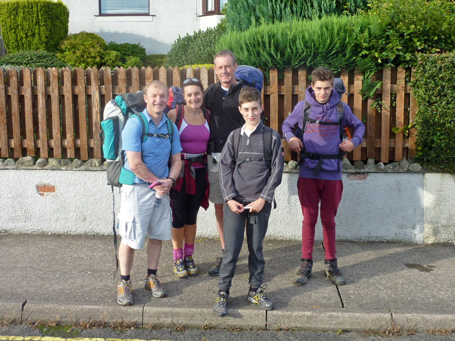 Wild Campers setting off from Keswick