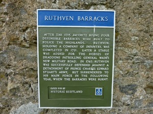 Ruthven Barracks info