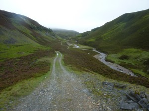Trail just after Inchrory Lodge on the way to Braemar