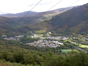 Kinlochleven from the West Highland Way track