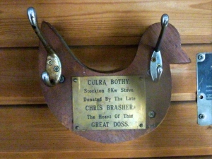 Culra Bothy plaque
