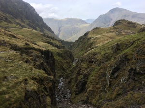 Piers Gill from the Corridor route up to Scafell Pike
