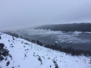 A frozen Loch Ossian